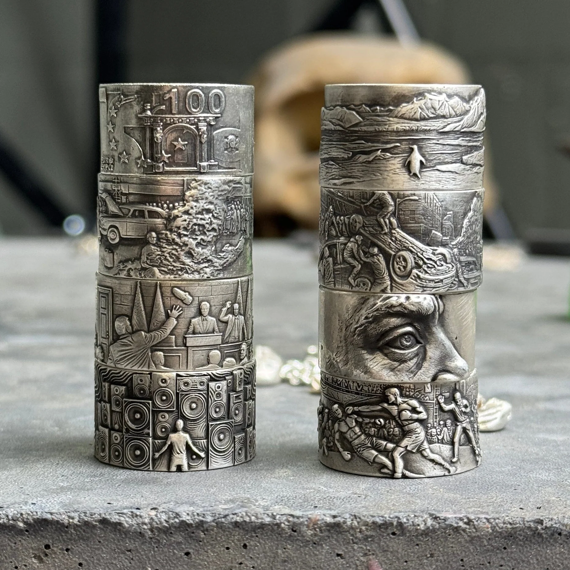 Raw Brutalist Artisan Silver